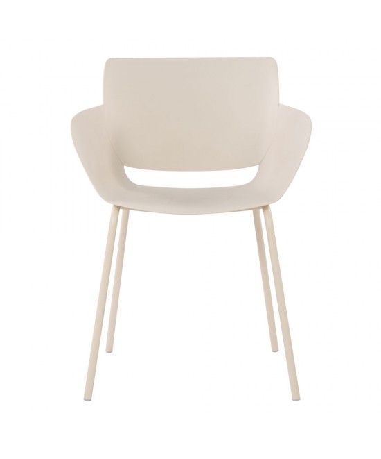 SEDIA ΠΟΛΥΘΡΟΝΑ CREAM 58x52xH79,5cm