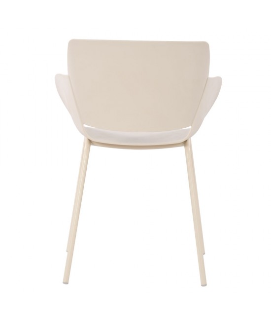 SEDIA ΠΟΛΥΘΡΟΝΑ CREAM 58x52xH79,5cm
