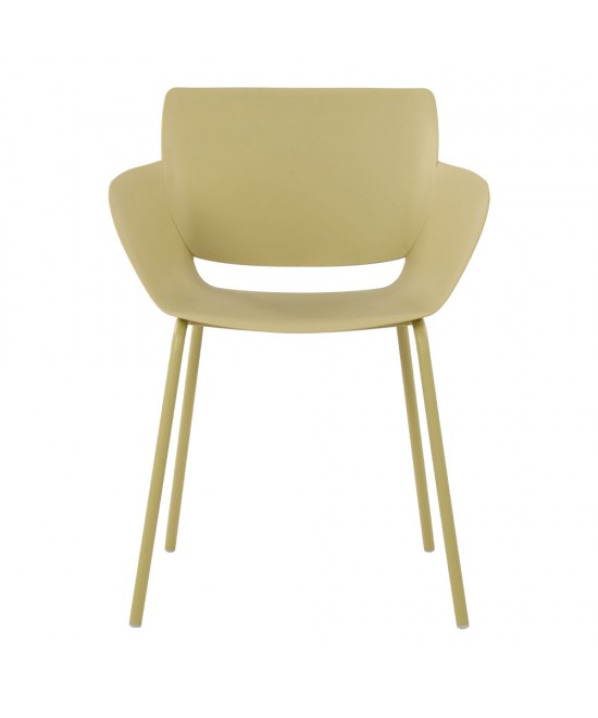 SEDIA ΠΟΛΥΘΡΟΝΑ ΚΙΤΡΙΝΟ PASTEL 58x52xH79,5cm