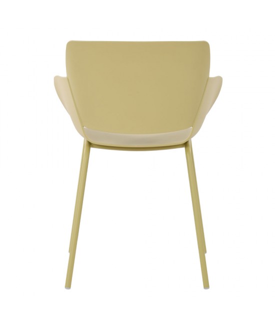 SEDIA ΠΟΛΥΘΡΟΝΑ ΚΙΤΡΙΝΟ PASTEL 58x52xH79,5cm