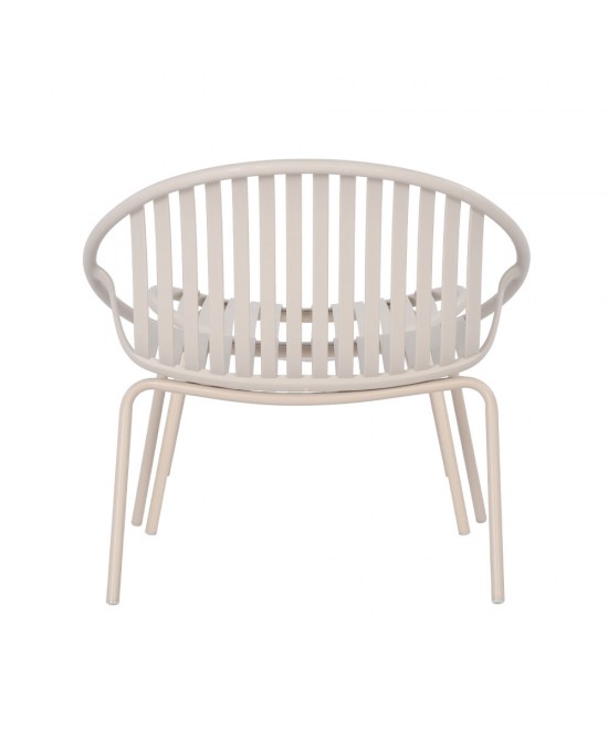 NADIN ΠΟΛΥΘΡΟΝΑ SET 2ΤΕΜ OFF WHITE 79,5x70xH74cm