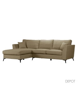 BOEL ΚΑΝΑΠΕΣ ΓΩΝΙΑ ΑΡΙΣΤΕΡΗ BEIGE 280x170xH92cm