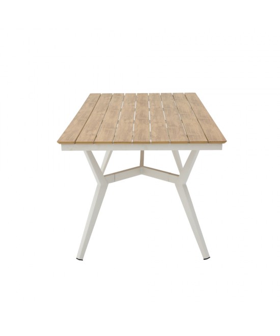 BRIDGE ΤΡΑΠΕΖΙ ΛΕΥΚΟ ΦΥΣΙΚΟ 180x90xH75cm