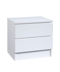 POLO ΚΟΜΟΔΙΝΟ 2ΣΥΡΤΑΡΙΑ ΛΕΥΚΟ 45x35,5xH45cm