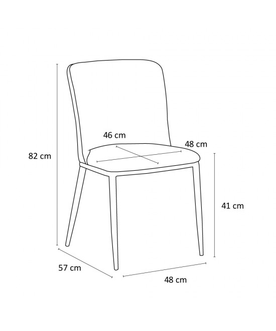 COUTURE ΚΑΡΕΚΛΑ ΛΑΔΙ 48x57xH82cm COUTURE ΚΑΡΕΚΛΑ ΛΑΔΙ 48x57xH82cm