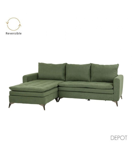 SCANDALO ΚΑΝΑΠΕΣ ΓΩΝΙΑ ΑΝΑΣΤΡΕΨΙΜΗ ΛΑΔΙ 265x188xH99cm