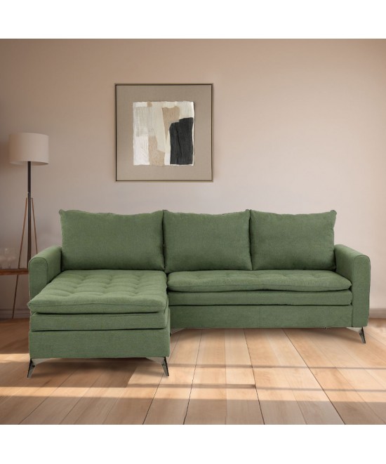 SCANDALO ΚΑΝΑΠΕΣ ΓΩΝΙΑ ΑΝΑΣΤΡΕΨΙΜΗ ΛΑΔΙ 265x188xH99cm SCANDALO ΚΑΝΑΠΕΣ ΓΩΝΙΑ ΑΝΑΣΤΡΕΨΙΜΗ ΛΑΔΙ 265x188xH99cm