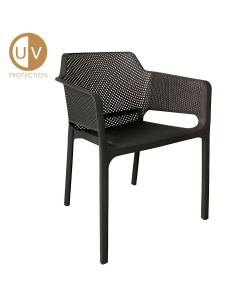 HAWAI ΚΑΡΕΚΛΑ ΑΝΘΡΑΚΙ 59x59xH80cm