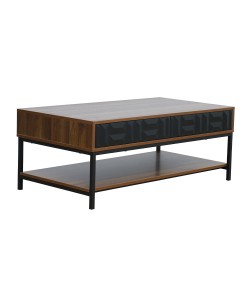 ZUMA COFFEE TABLE ΚΑΡΥΔΙ ΜΑΥΡΟ 111,5x60xH44cm