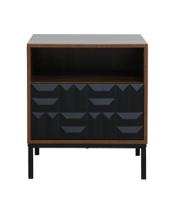 ZUMA ΚΟΜΟΔΙΝΟ ΚΑΡΥΔΙ ΜΑΥΡΟ 51,5x40xH58,5cm ZUMA ΚΟΜΟΔΙΝΟ ΚΑΡΥΔΙ ΜΑΥΡΟ 51,5x40xH58,5cm