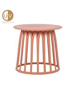 BASKET COFFEE TABLE TERRACOTTA 49,5x49,5xH44cm