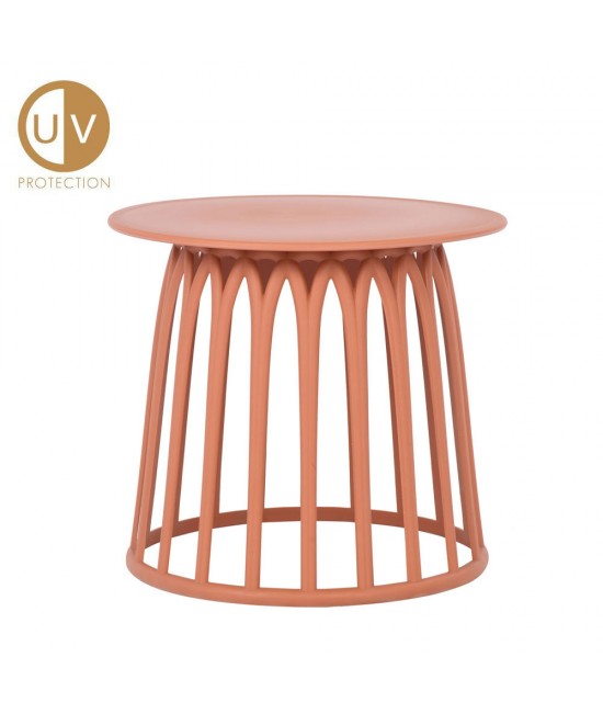 BASKET COFFEE TABLE TERRACOTTA 49,5x49,5xH44cm