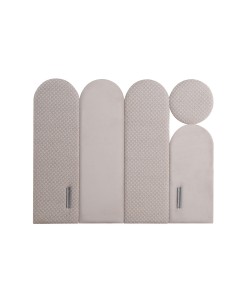 ABSTRACT ΚΡΕΒΑΤΙ ΜΕ ΑΠΟΘΗΚ. ΧΩΡΟ (ΓΙΑ ΣΤΡΩΜΑ 160x200cm) BEIGE ΜΕ PATTERN 207x160xH130cm