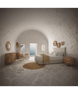AMMOS ΠΟΛΥΘΡΟΝΑ BEIGE 65x82xH96cm