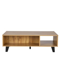 ARABICA COFFEE TABLE SONOMA ΜΑΥΡΟ ΜΑΥΡΟ 110x60xH35cm