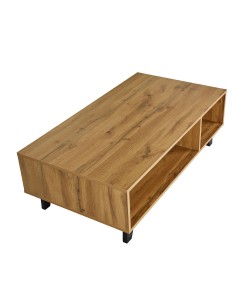 ARABICA COFFEE TABLE SONOMA ΜΑΥΡΟ ΜΑΥΡΟ 110x60xH35cm ARABICA COFFEE TABLE SONOMA ΜΑΥΡΟ ΜΑΥΡΟ 110x60xH35cm