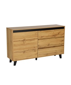 ARABICA ΜΠΟΥΦΕΣ SONOMA ΜΑΥΡΟ 138x38xH83cm