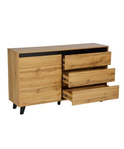 ARABICA ΜΠΟΥΦΕΣ SONOMA ΜΑΥΡΟ 138x38xH83cm ARABICA ΜΠΟΥΦΕΣ SONOMA ΜΑΥΡΟ 138x38xH83cm