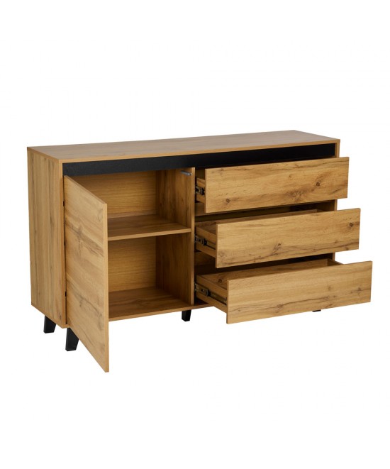 ARABICA ΜΠΟΥΦΕΣ SONOMA ΜΑΥΡΟ 138x38xH83cm ARABICA ΜΠΟΥΦΕΣ SONOMA ΜΑΥΡΟ 138x38xH83cm