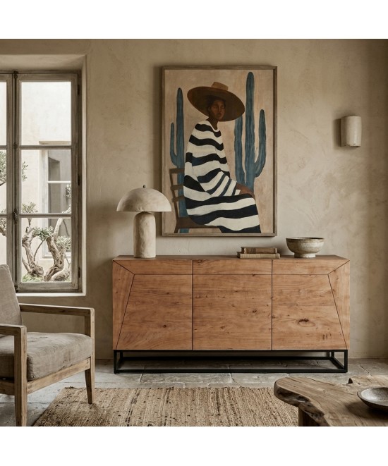 MINGLE ΜΠΟΥΦΕΣ ΦΥΣΙΚΟ 160x45xH78cm