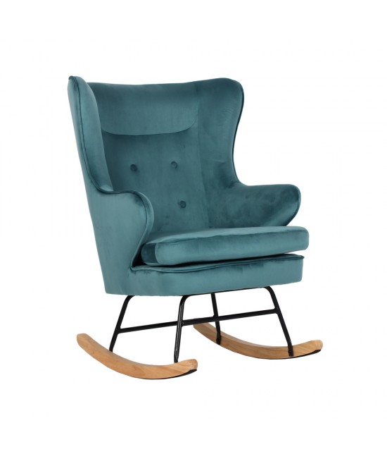 ROCKER ΠΟΛΥΘΡΟΝΑ ΚΟΥΝΙΣΤΗ ΣΜΑΡΑΓΔΙ 71x86xH102cm ROCKER ΠΟΛΥΘΡΟΝΑ ΚΟΥΝΙΣΤΗ ΣΜΑΡΑΓΔΙ 71x86xH102cm