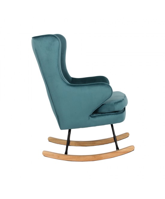 ROCKER ΠΟΛΥΘΡΟΝΑ ΚΟΥΝΙΣΤΗ ΣΜΑΡΑΓΔΙ 71x86xH102cm