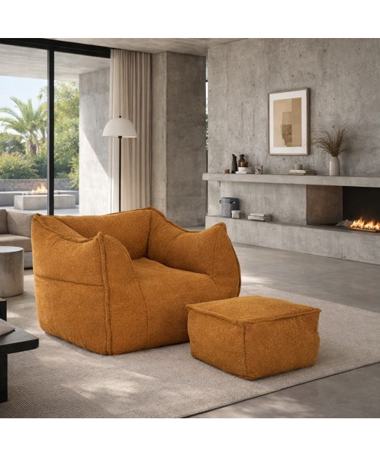 SPONGE ΠΟΛΥΘΡΟΝΑ SET TERRACOTTA 95x102xH73cm