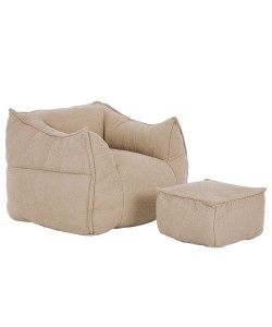 SPONGE ΠΟΛΥΘΡΟΝΑ SET BEIGE 95x102xH73cm