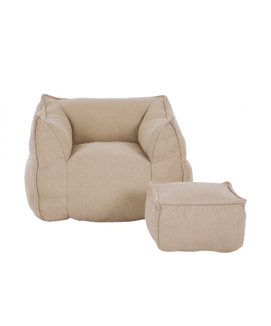 SPONGE ΠΟΛΥΘΡΟΝΑ SET BEIGE 95x102xH73cm