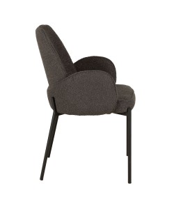 PETALS ΚΑΡΕΚΛΑ ΓΚΡΙ ΣΚΟΥΡΟ 58x58xH89cm