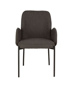 PETALS ΚΑΡΕΚΛΑ ΓΚΡΙ ΣΚΟΥΡΟ 58x58xH89cm