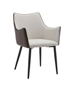 MALONE ΚΑΡΕΚΛΑ ΠΟΛΥΘΡΟΝΑ ΓΚΡΙ ΑΝΟΙΧΤΟ ΚΑΦΕ ΣΚΟΥΡΟ 46x61xH86,5cm