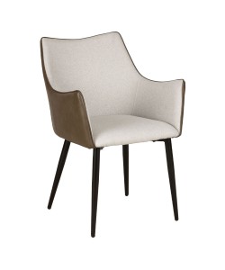 MALONE ΚΑΡΕΚΛΑ ΠΟΛΥΘΡΟΝΑ BEIGE ΛΑΔΙ 46x61xH86,5cm