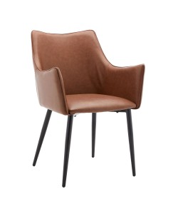 MALONE ΚΑΡΕΚΛΑ ΠΟΛΥΘΡΟΝΑ TABAC 46x61xH86,5cm