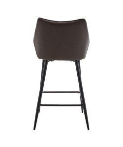 MALONE ΣΚΑΜΠΩ BAR ΓΚΡΙ ΑΝΟΙΧΤΟ ΚΑΦΕ ΣΚΟΥΡΟ 38x51xH96cm