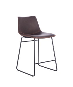 NUEVO ΣΚΑΜΠΩ BAR ΚΑΦΕ ANTIQUE WASHED ΜΑΥΡΟ 46x57,5xH89cm