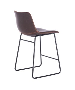 NUEVO ΣΚΑΜΠΩ BAR ΚΑΦΕ ANTIQUE WASHED ΜΑΥΡΟ 46x57,5xH89cm