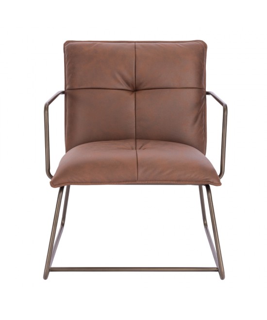 STANDBY ΠΟΛΥΘΡΟΝΑ ΕΠΙΣΚΕΠΤΗ ΚΑΦΕ GUNMETAL 65x67xH81cm