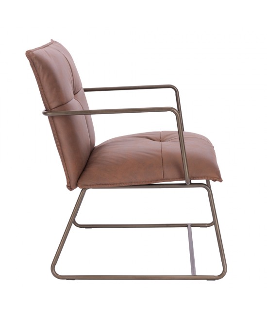 STANDBY ΠΟΛΥΘΡΟΝΑ ΕΠΙΣΚΕΠΤΗ ΚΑΦΕ GUNMETAL 65x67xH81cm