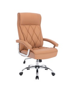 COMFY ΚΑΡΕΚΛΑ ΓΡΑΦΕΙΟΥ CAMEL ΧΡΩΜΙΟ 66,5x67,5xH120cm