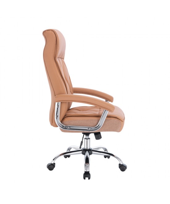 COMFY ΚΑΡΕΚΛΑ ΓΡΑΦΕΙΟΥ CAMEL ΧΡΩΜΙΟ 66,5x67,5xH120cm