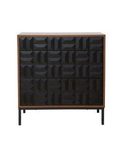 ZUMA ΚΟΜΟΤΑ ΚΑΡΥΔΙ ΜΑΥΡΟ 75,5x40xH79cm