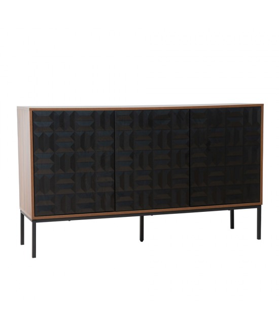ZUMA ΜΠΟΥΦΕΣ ΚΑΡΥΔΙ ΜΑΥΡΟ 148x40xH85,5cm ZUMA ΜΠΟΥΦΕΣ ΚΑΡΥΔΙ ΜΑΥΡΟ 148x40xH85,5cm