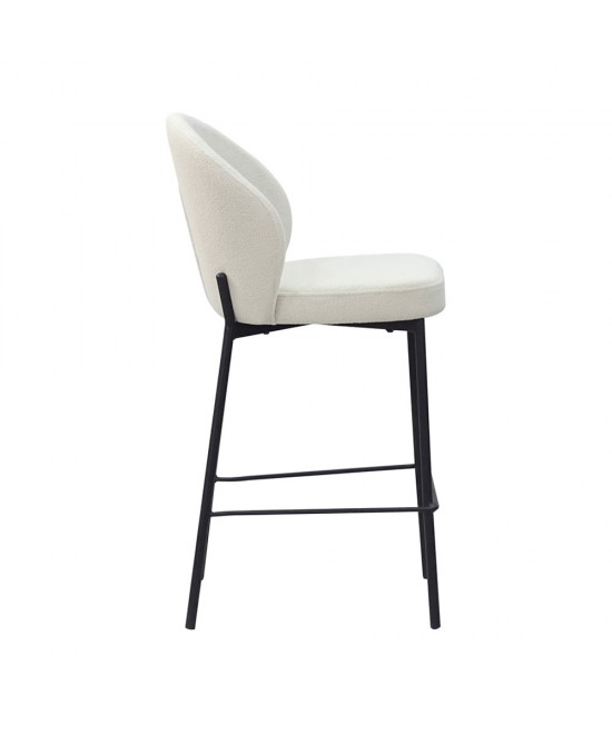 LUNE ΣΚΑΜΠΩ BAR ΛΕΥΚΟ 48x53,5x95,5