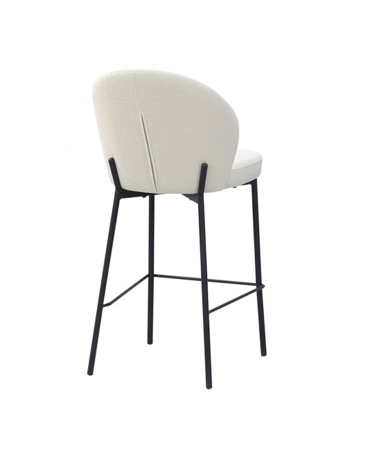 LUNE ΣΚΑΜΠΩ BAR ΛΕΥΚΟ 48x53,5x95,5