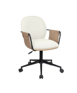 POST ΚΑΡΕΚΛΑ ΓΡΑΦΕΙΟΥ BEIGE ΚΑΦΕ 55x59xH93cm