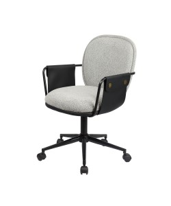 POST ΚΑΡΕΚΛΑ ΓΡΑΦΕΙΟΥ ΓΚΡΙ ΜΑΥΡΟ 55x59xH93cm