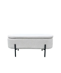 OVAL ΣΚΑΜΠΩ ΛΕΥΚΟ 95x36xH43cm