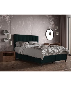 STICKS ΚΡΕΒΑΤΙ ΜΕ ΑΠΟΘΗΚ. ΧΩΡΟ (ΓΙΑ ΣΤΡΩΜΑ 160x200cm) ΠΡΑΣΙΝΟ 37-911 223x166xH120cm