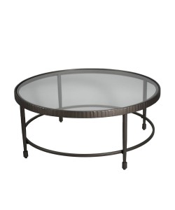 GRANAZ COFFEE TABLE ΜΑΥΡΟ ΜΑΥΡΟ 100x100xH42,5cm